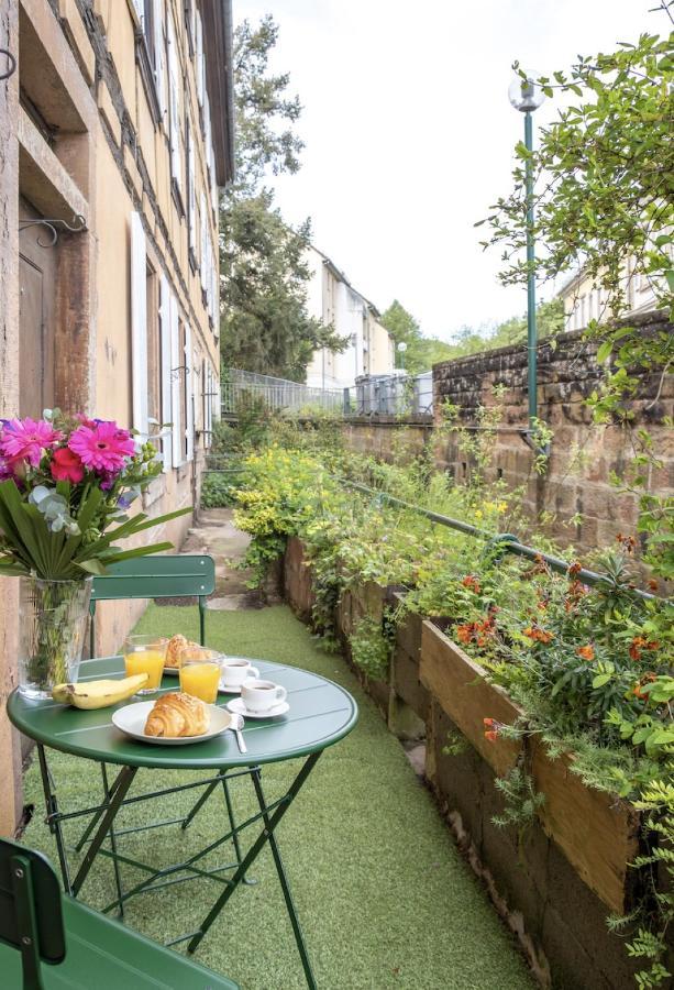 "Cosy Morning" - Au Fil De L'Eau - Terrasse Barr Exterior foto